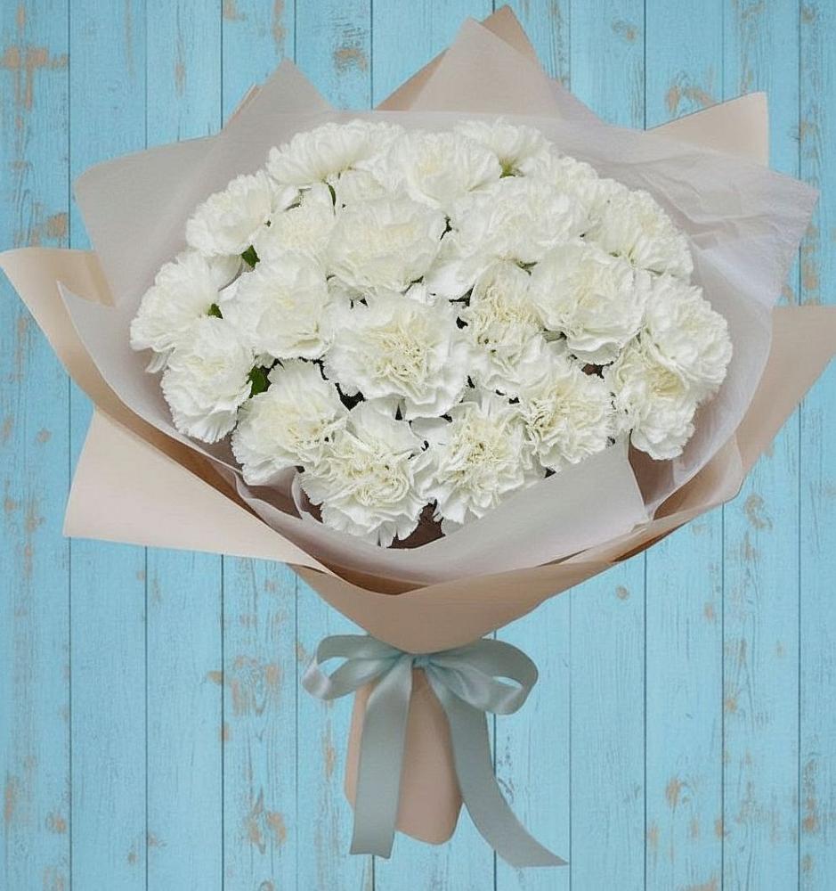 Букет цветов из: Гвоздики в Краснофлотском