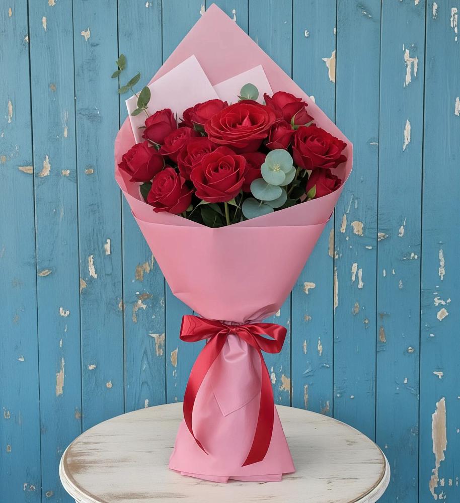 Букет цветов из: Розы в Краснофлотском