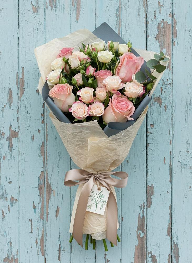 Букет цветов из: Розы в Краснофлотском