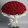 Букет 101 Красная роза Блэк Мэджик в Краснофлотском