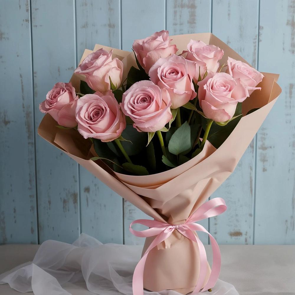 Букет цветов из: Розы в Краснофлотском