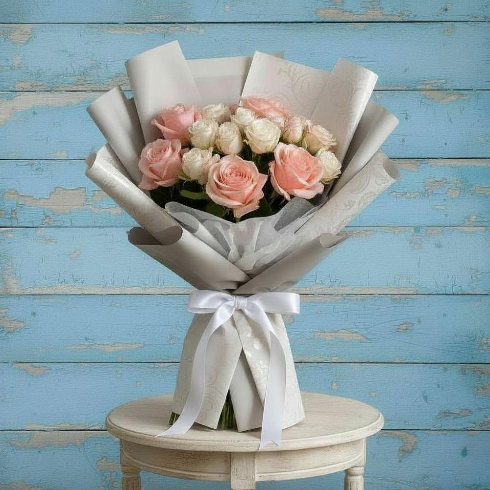 Букет цветов из: Розы в Краснофлотском