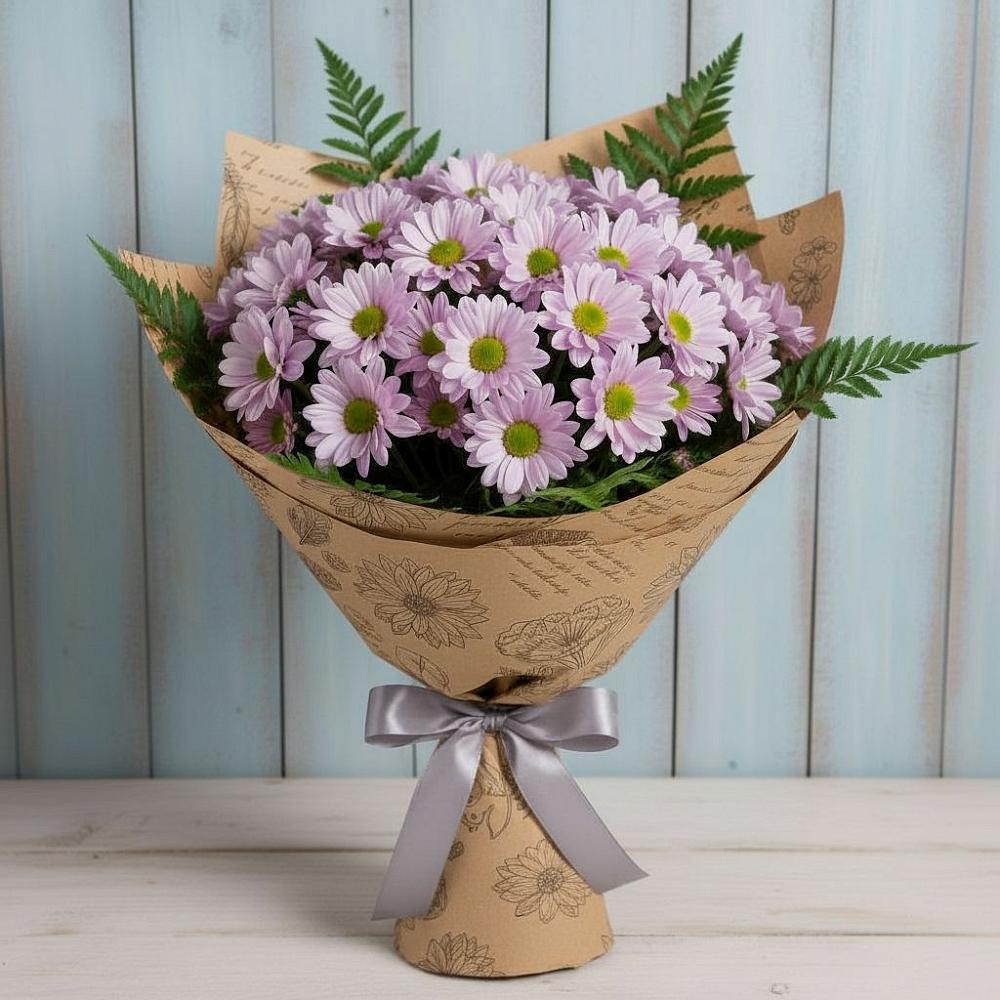 Букет цветов из: Хризантемы в Краснофлотском