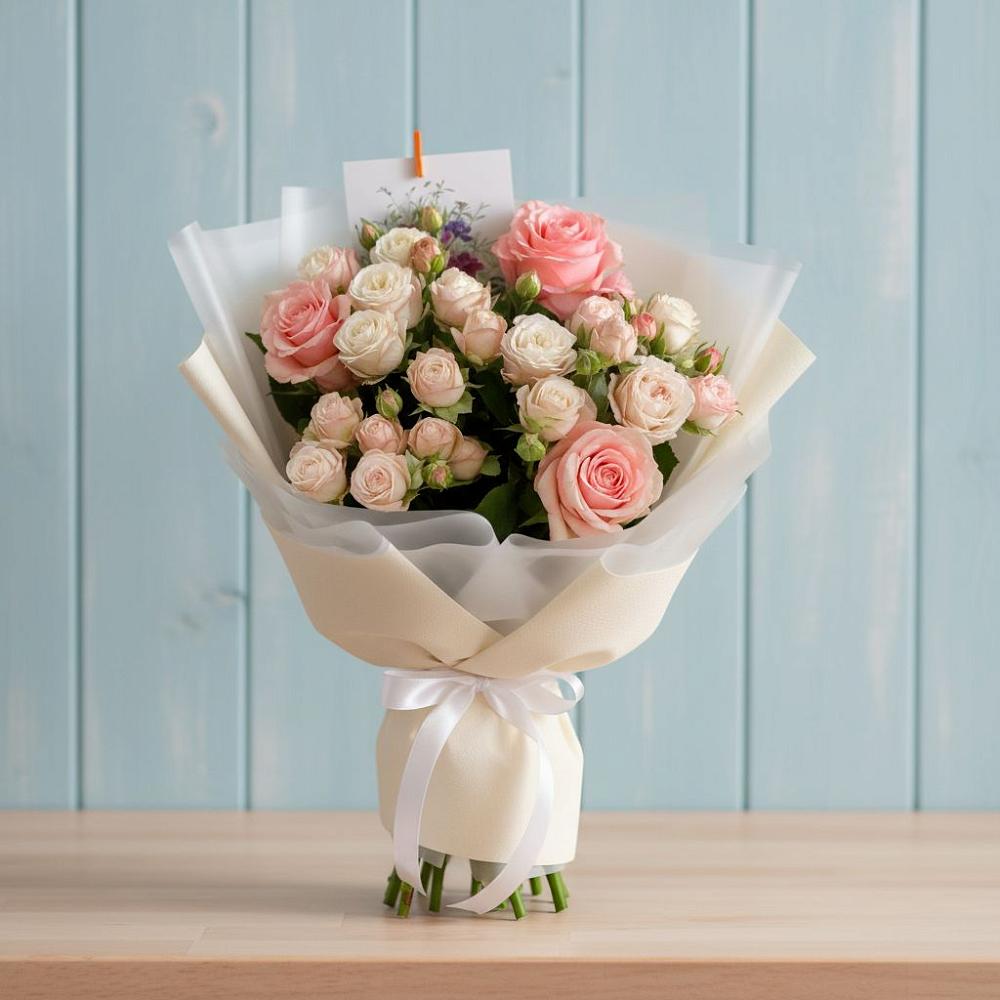 Букет цветов из: Розы в Краснофлотском