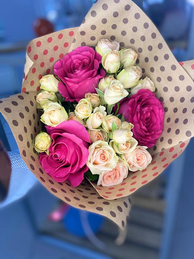 Букет цветов из: Розы в Краснофлотском