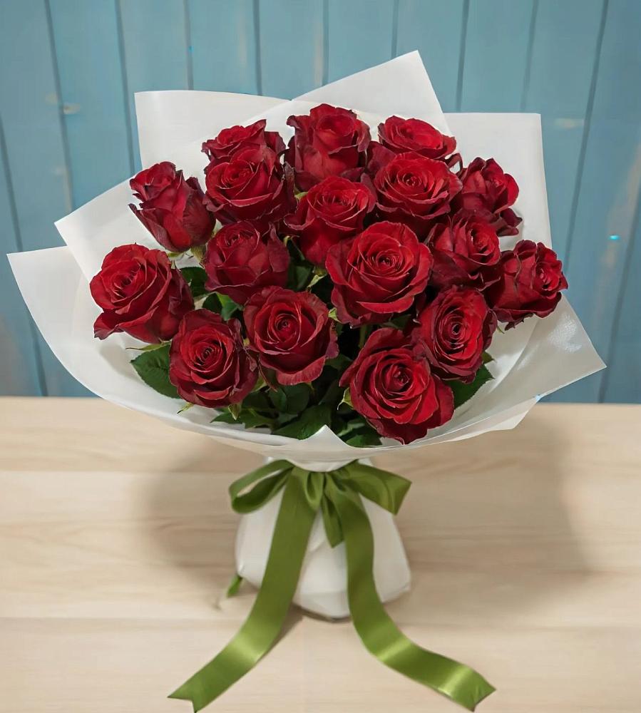 Букет Красные розы в Краснофлотском