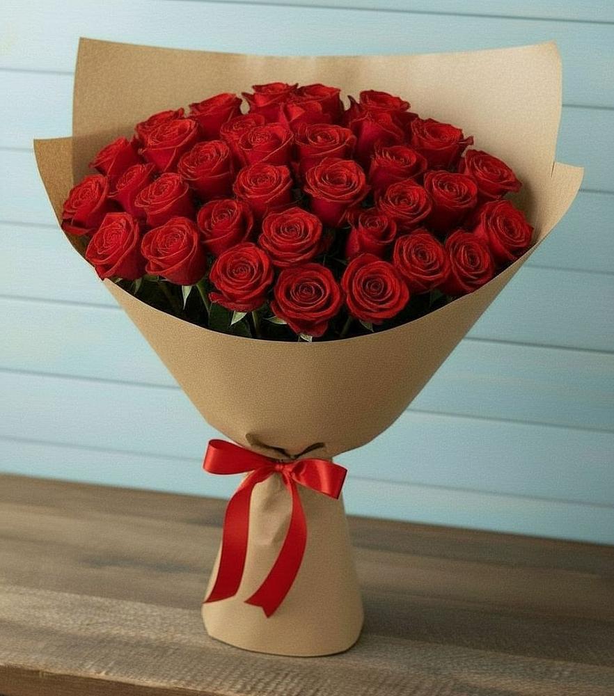 Букет Красные розы Милано в Краснофлотском