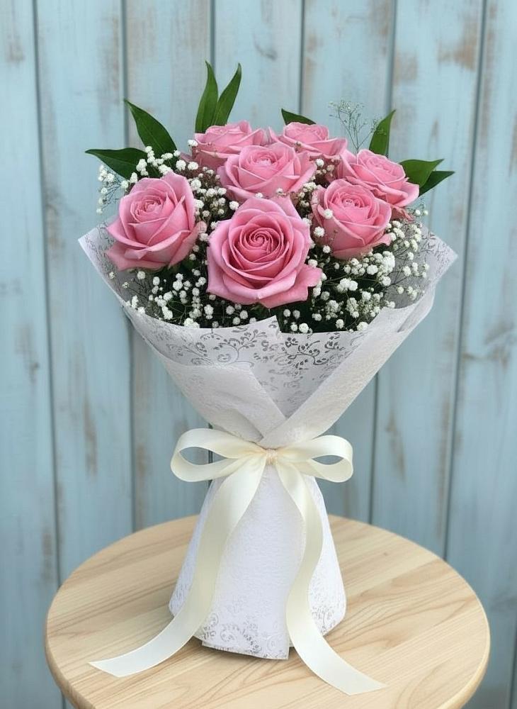 Букет цветов из: Розы в Краснофлотском