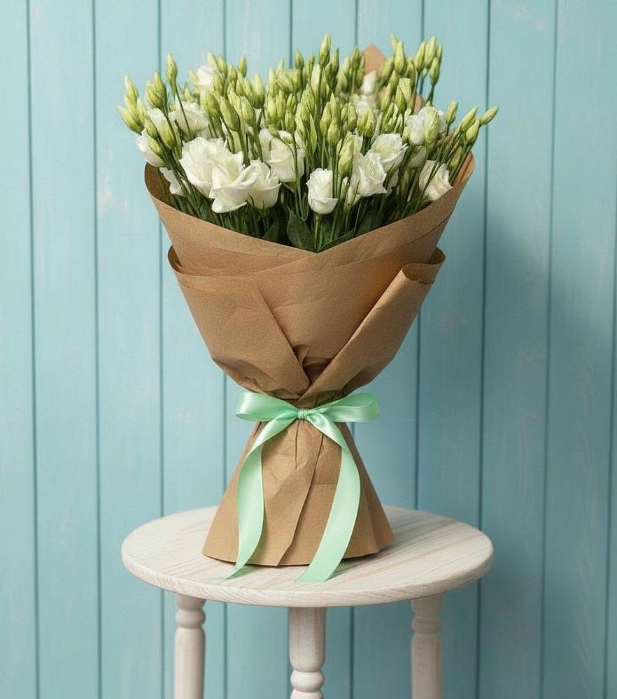 Букет цветов из: Лизиантусы в Краснофлотском