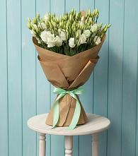 Букет цветов из:  Лизиантусы в Краснофлотском