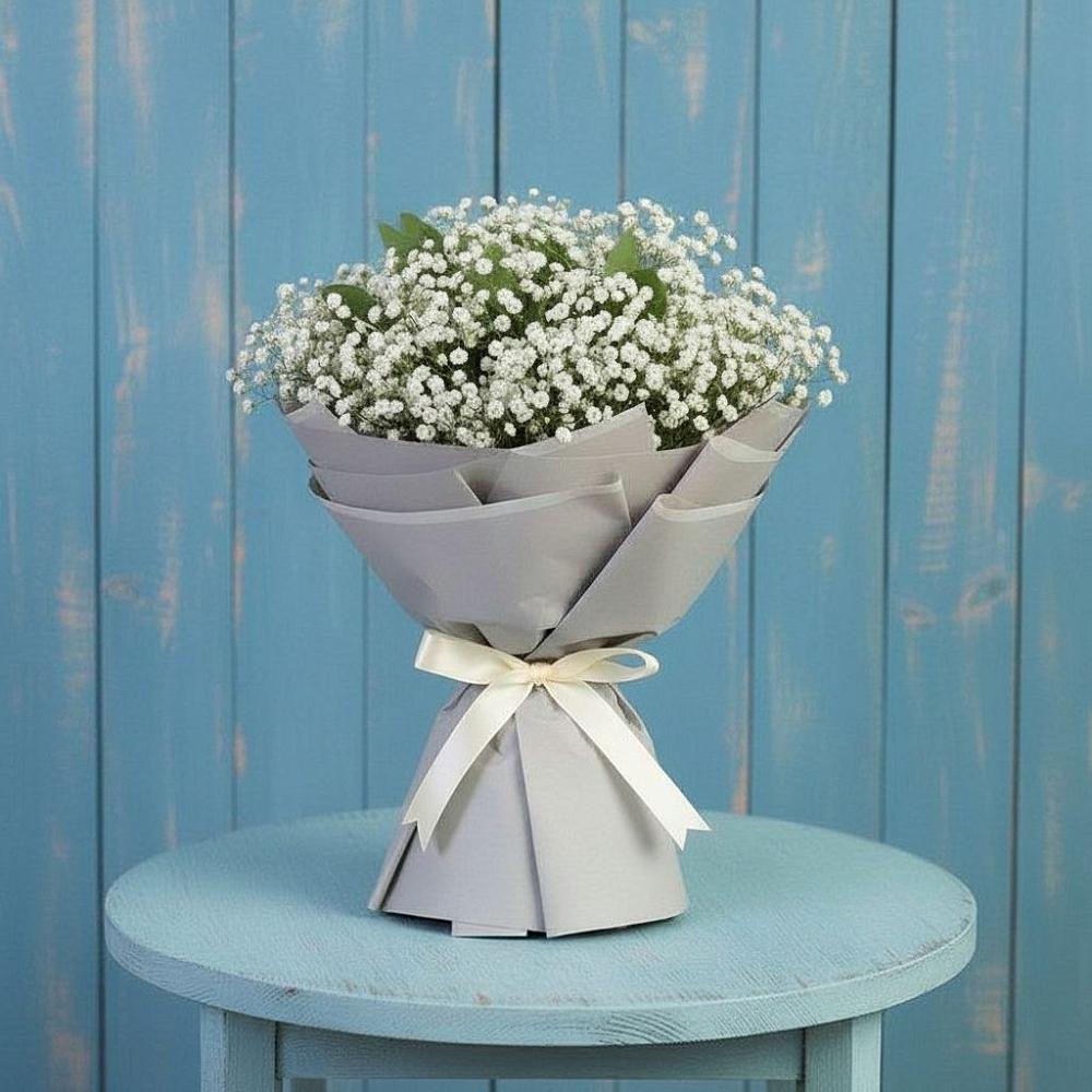 Букет цветов из: Гипсофила в Краснофлотском