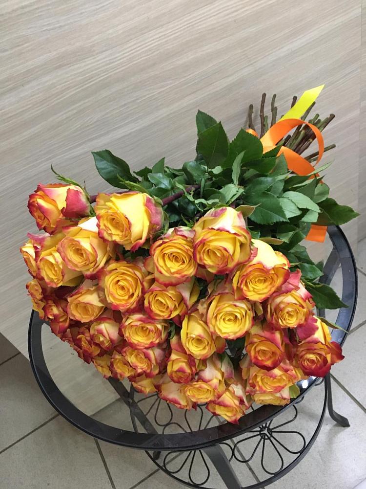 Букет Желтые розы в Краснофлотском