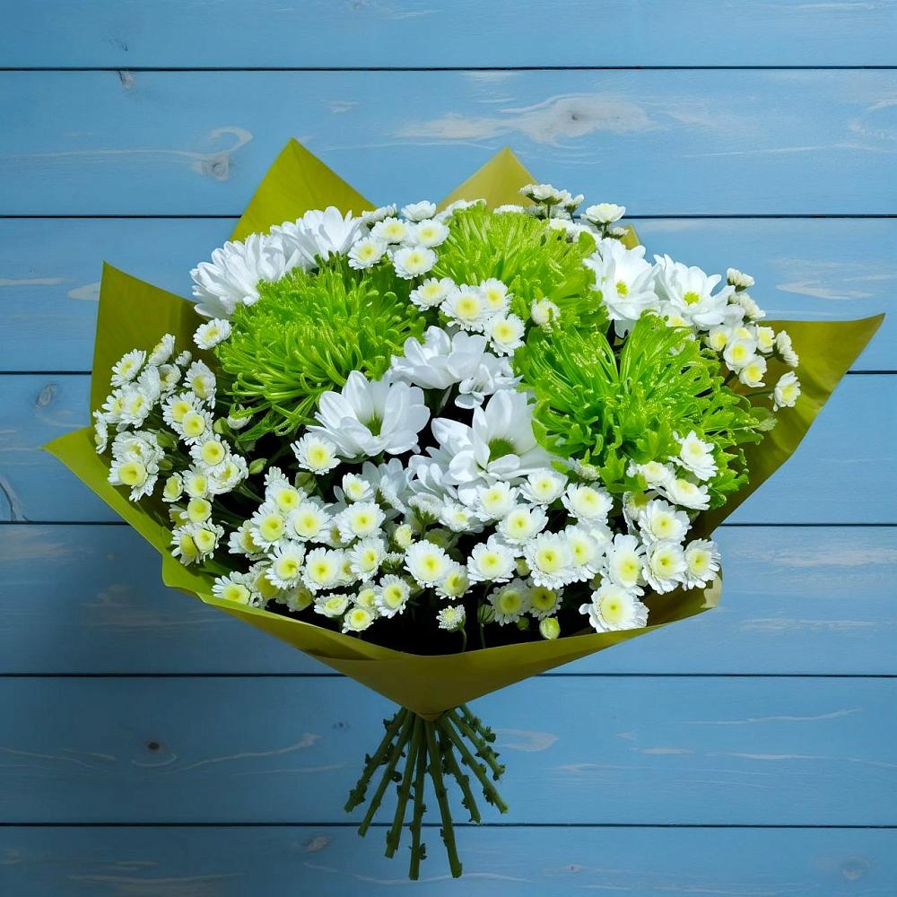 Букет цветов из: Хризантемы в Краснофлотском