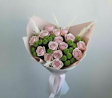 Букет цветов из:  Розы и Хризантемы в Краснофлотском
