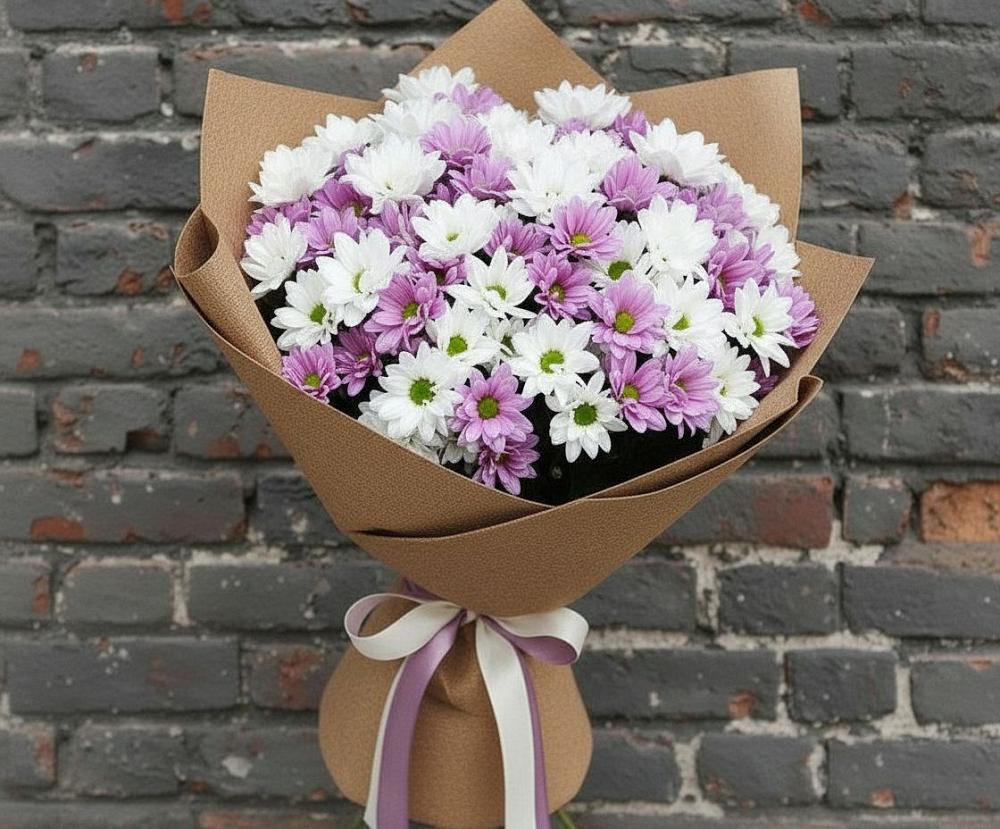 Букет цветов из: Хризантемы в Краснофлотском