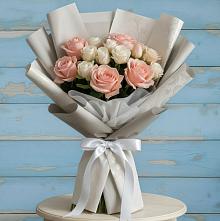 Букет цветов из:  Розы #REPLACE_PRED# Краснофлотском