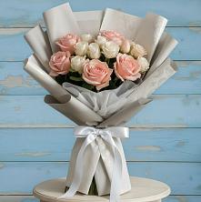 Букет цветов из:  Розы в Краснофлотском