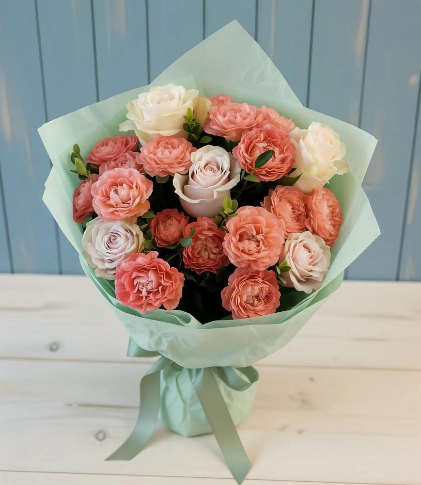 Букет цветов из: Розы в Краснофлотском