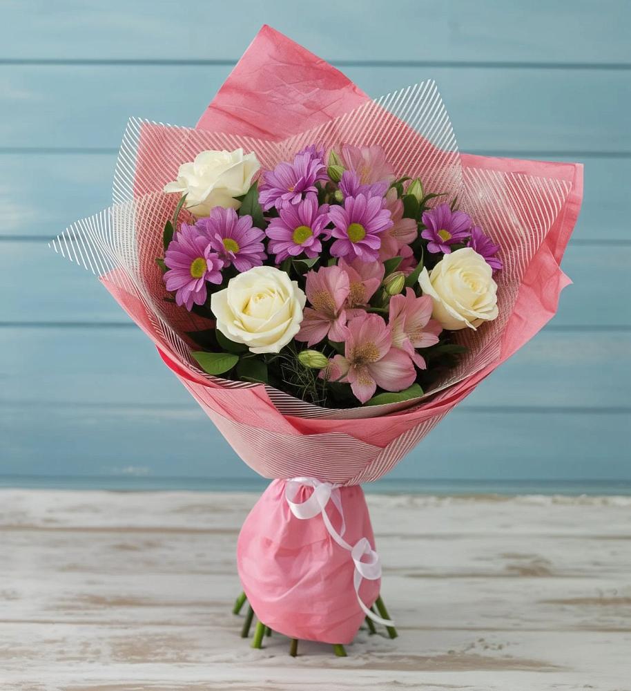 Букет цветов из: Герберы в Краснофлотском