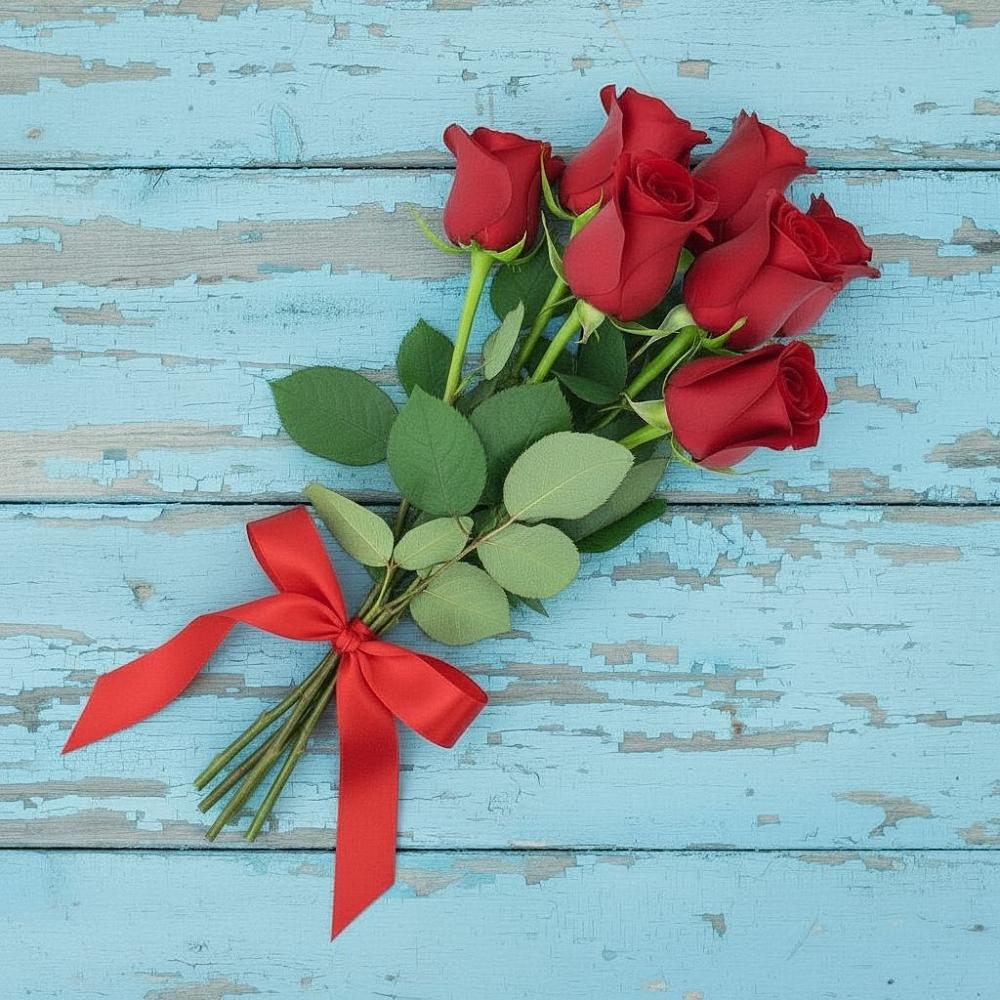 Букет Красные розы в Краснофлотском