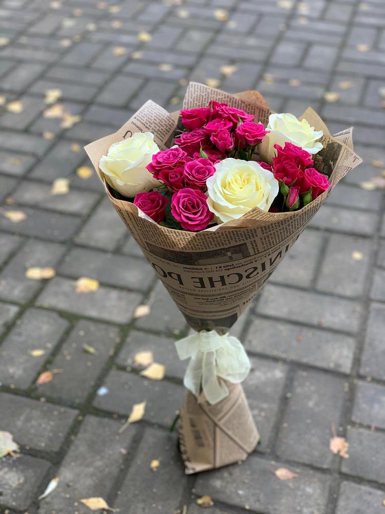 Букет цветов из: Розы в Краснофлотском