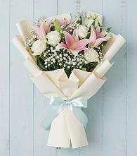 Букет цветов из:  Лилии в Краснофлотском