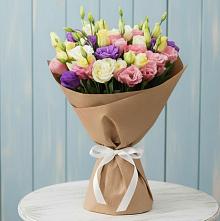 Букет цветов из:  Лизиантусы в Краснофлотском